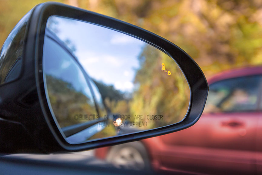 Punto ciego en el vehículo