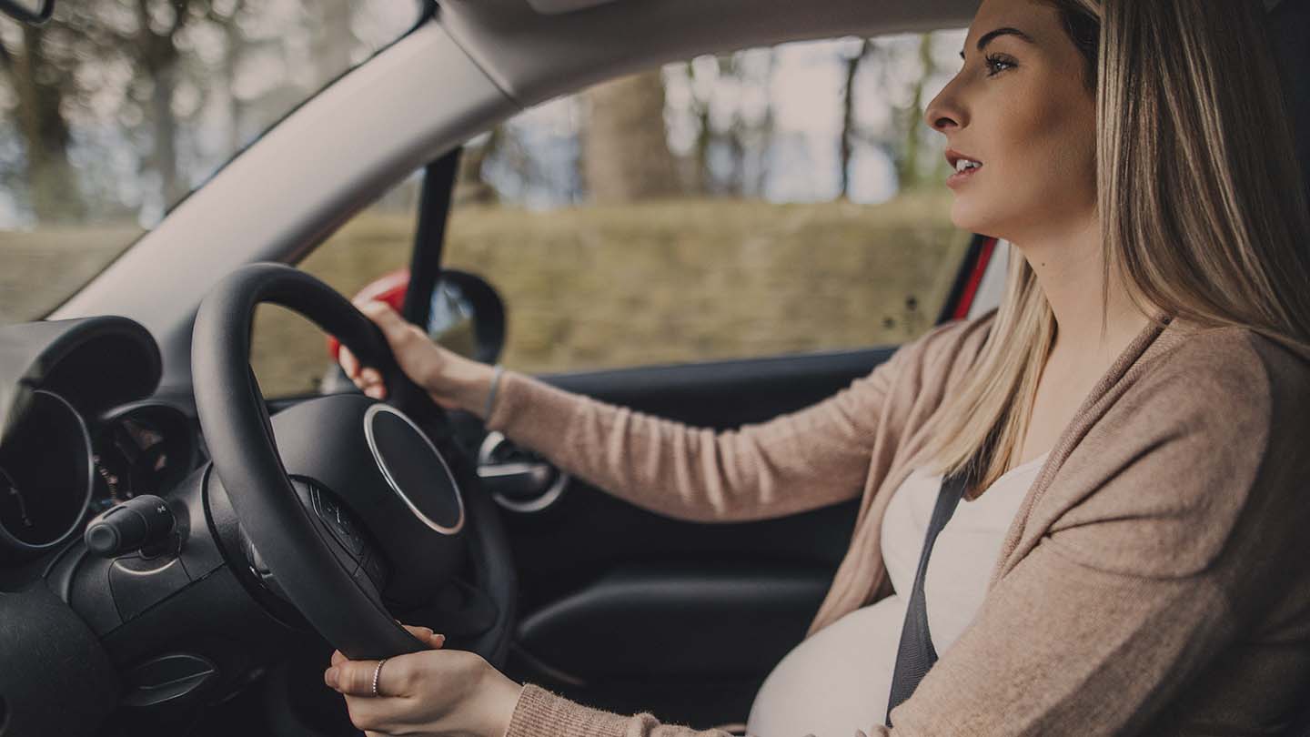 Viajar embarazada en coche