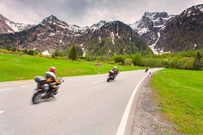 Planificar tu ruta en moto en invierno