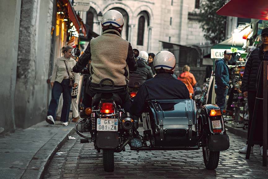 Moto con sidecar