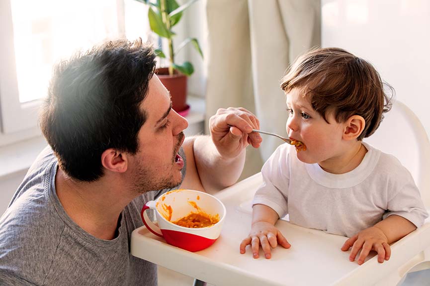 Trucos para dar papillas a tu bebé