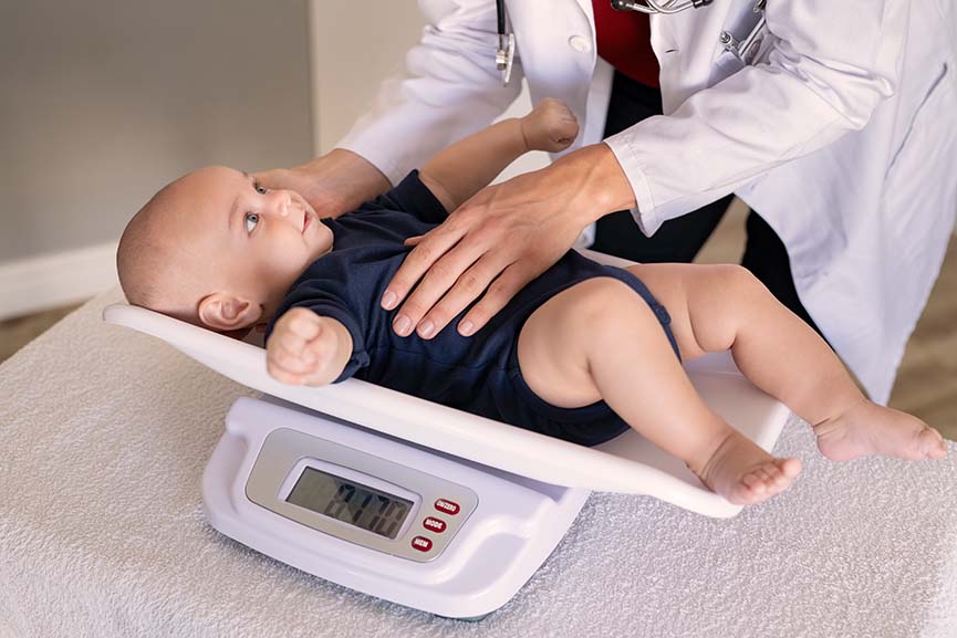 Cómo calcular el percentil en bebés
