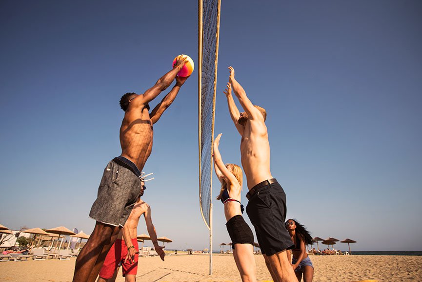 Ponerse en forma con voley playa