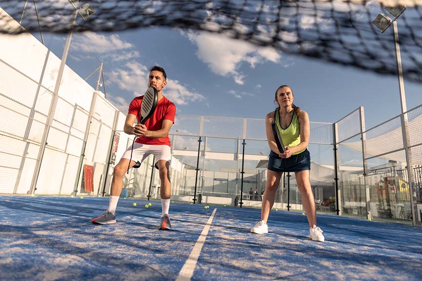 Ponte en forma jugando a pádel