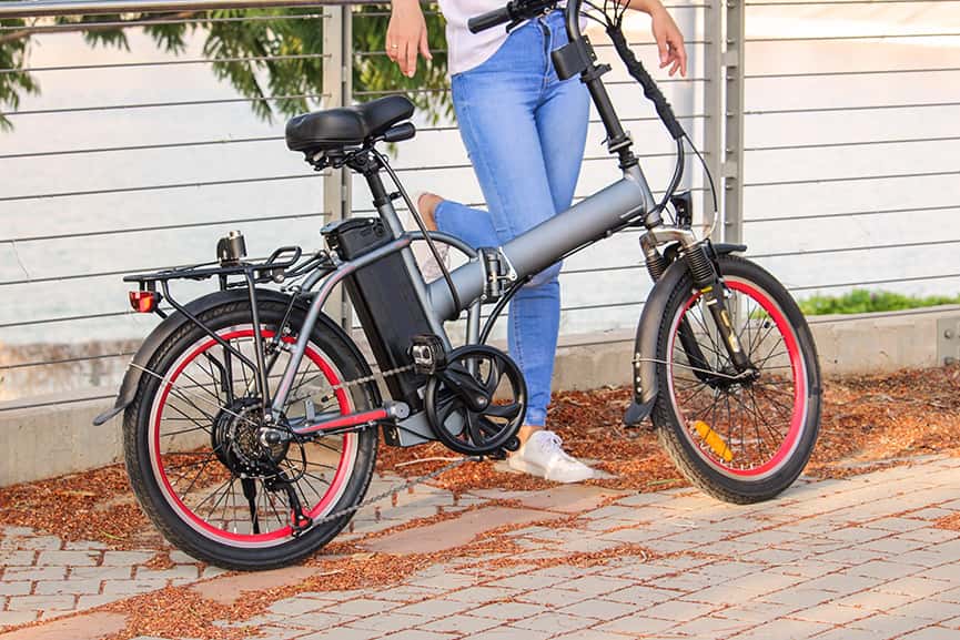 Bicicleta eléctrica plegable