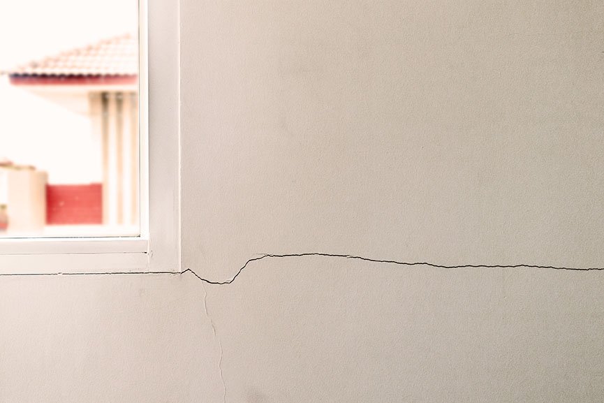 Grietas en la pared, cómo arreglarlas