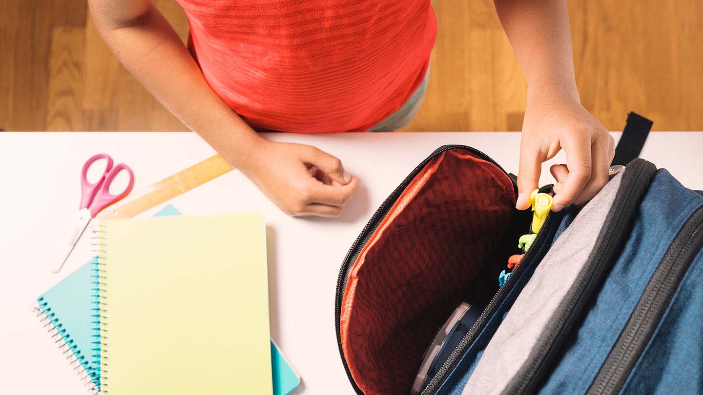 Material escolar para el colegio