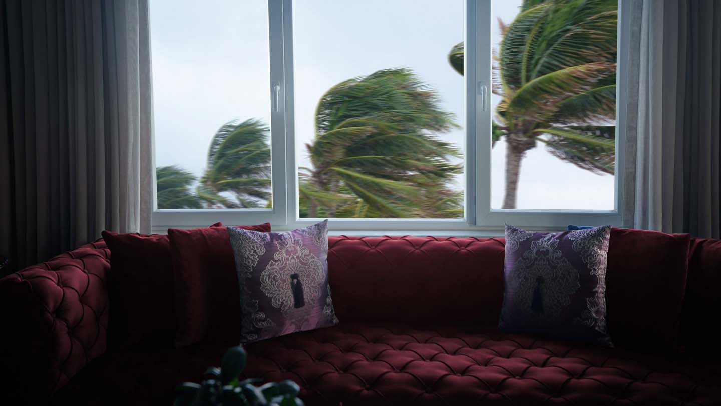 Daños por viento en el hogar