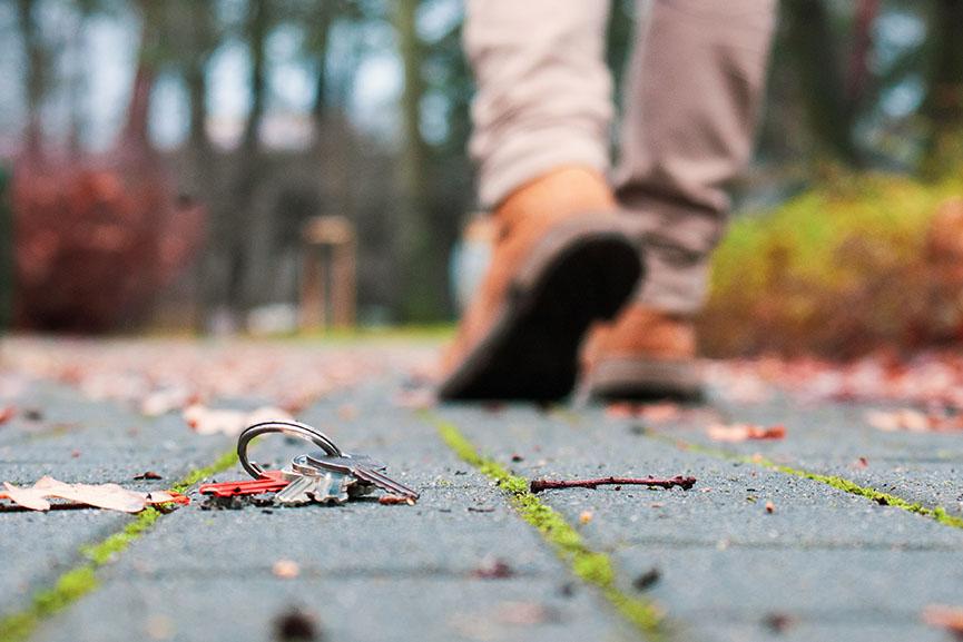 Qué pasa si pierdes las llaves de casa