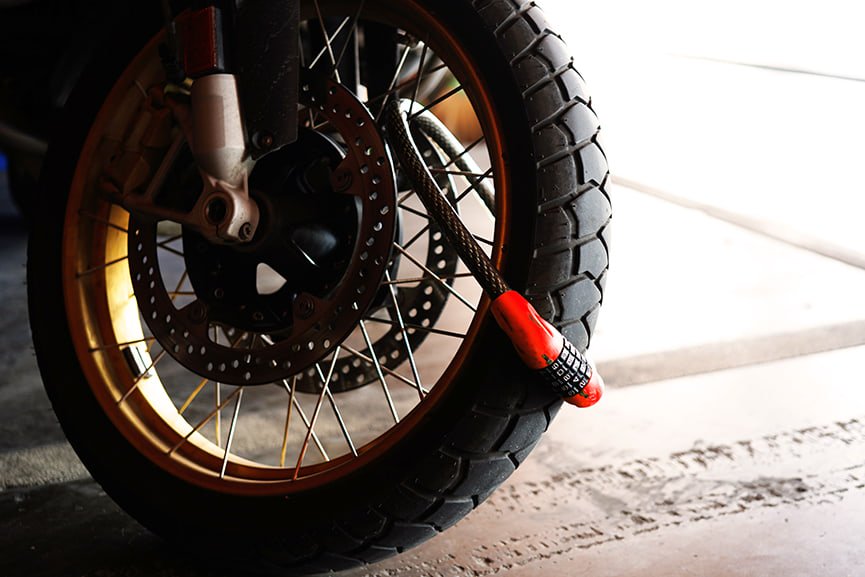 Cadenas seguras de moto