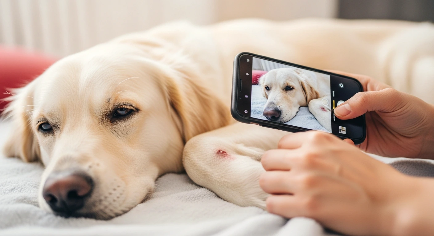 foto herida perro