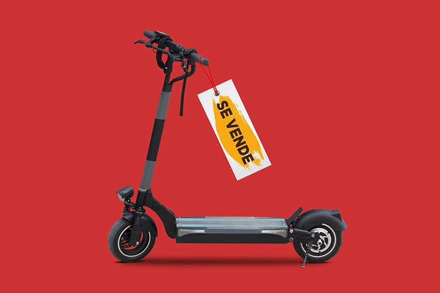 Patinete eléctrico de segunda mano