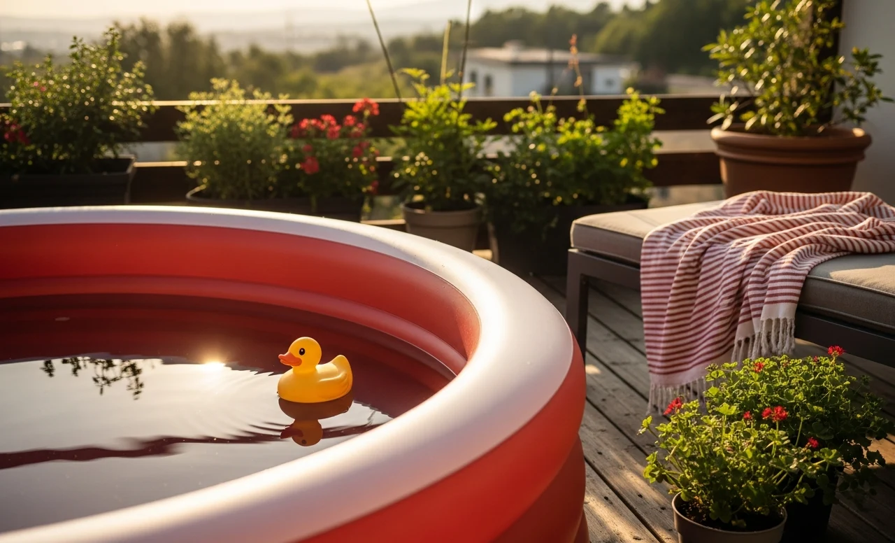Piscina hinchada