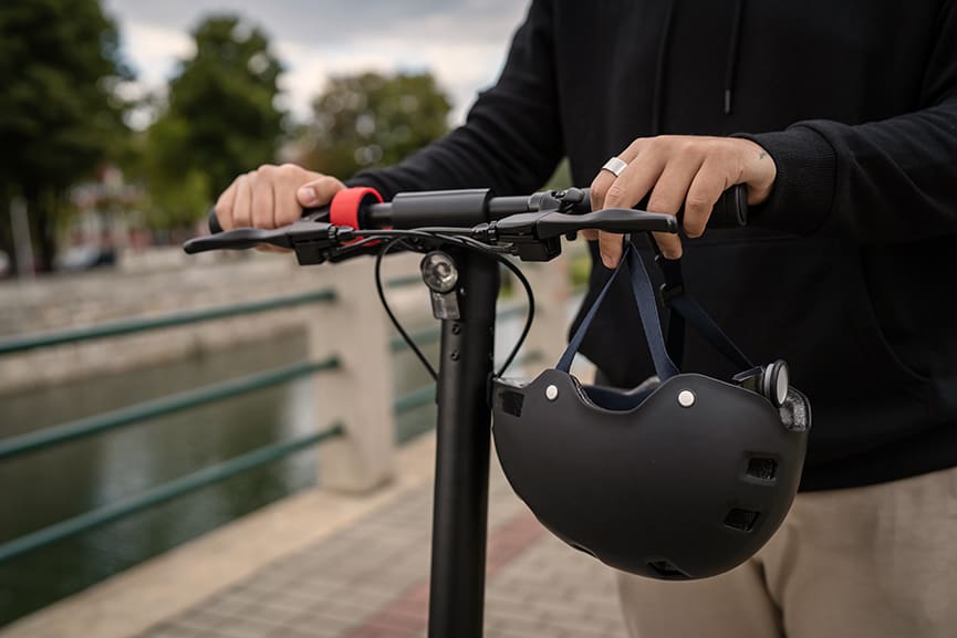 Tipos de casco para patinete