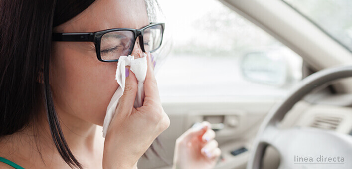 ¿Cómo afecta las alegias a la conducción?