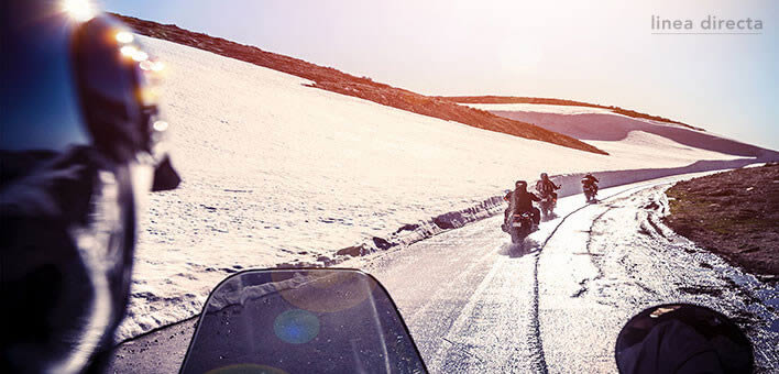 Conducir la moto en invierno