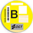 Distintivo mediambiental B: Color amarillo