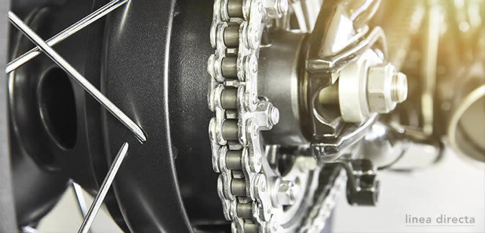 Cómo limpiar y engrasar la cadena de la moto