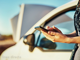 ¿Puedo dar un parte de accidente online a Línea Directa?