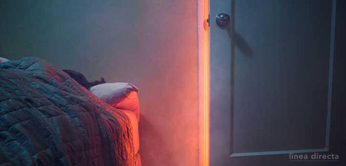 ¿Qué debo hacer si hay un incendio en mi casa?