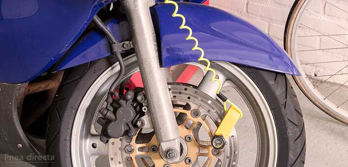 Reducir el riesgo de robo de moto