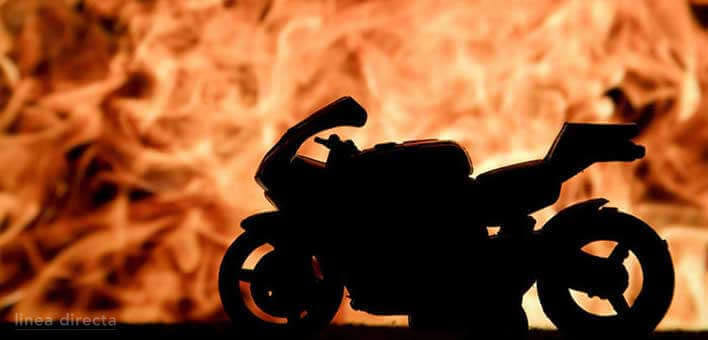 Seguro de moto a terceros con robo e incendio